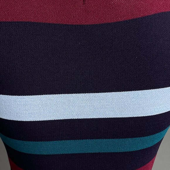 Stunning Vince Camuto Color Block Knit Sheath Dress - Picture 11 of 11